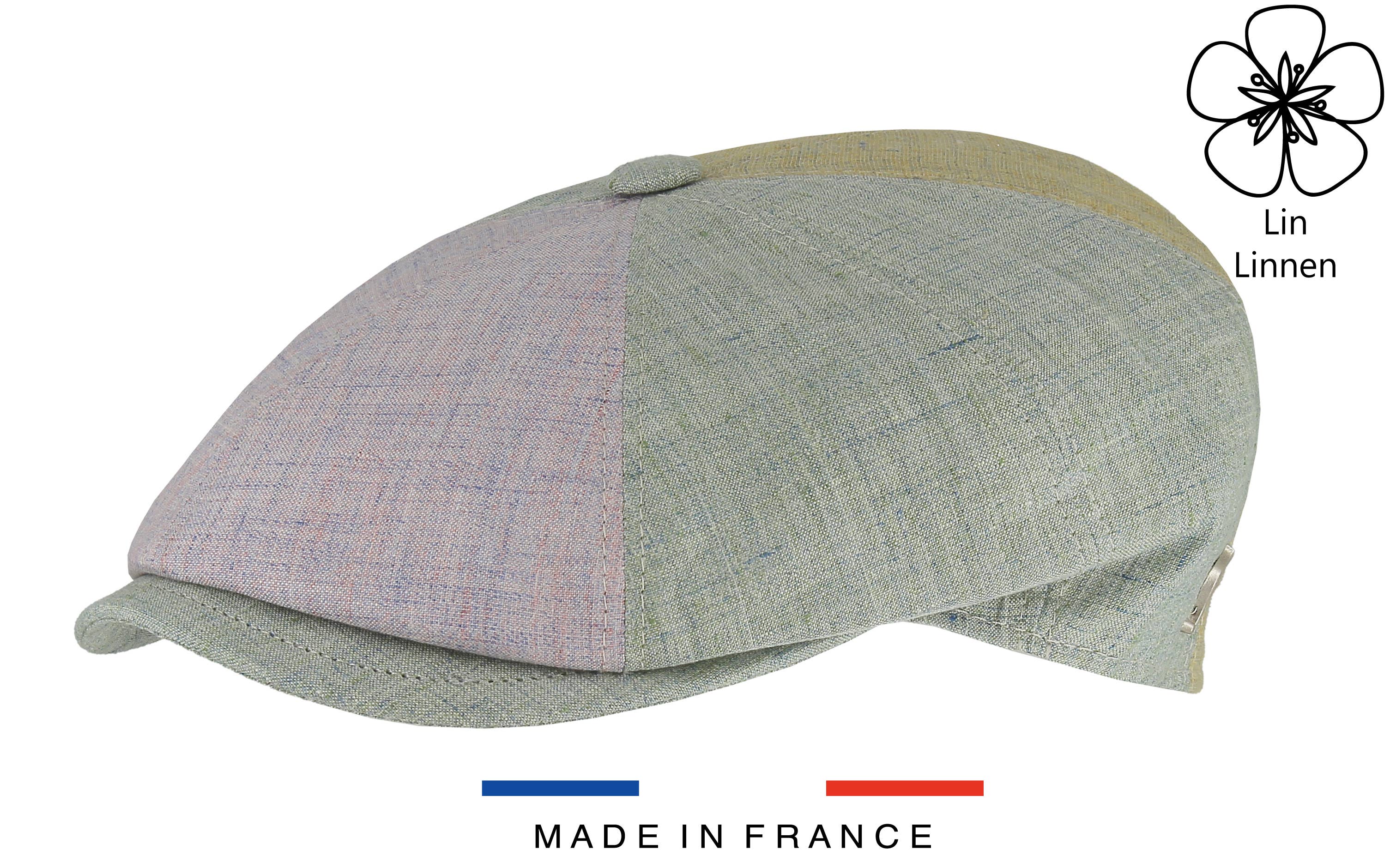 FLECHET - Vente Casquette plate – homme - CASQUETTE LIN LYOCELL MADE IN FRANCE - FLHE1760