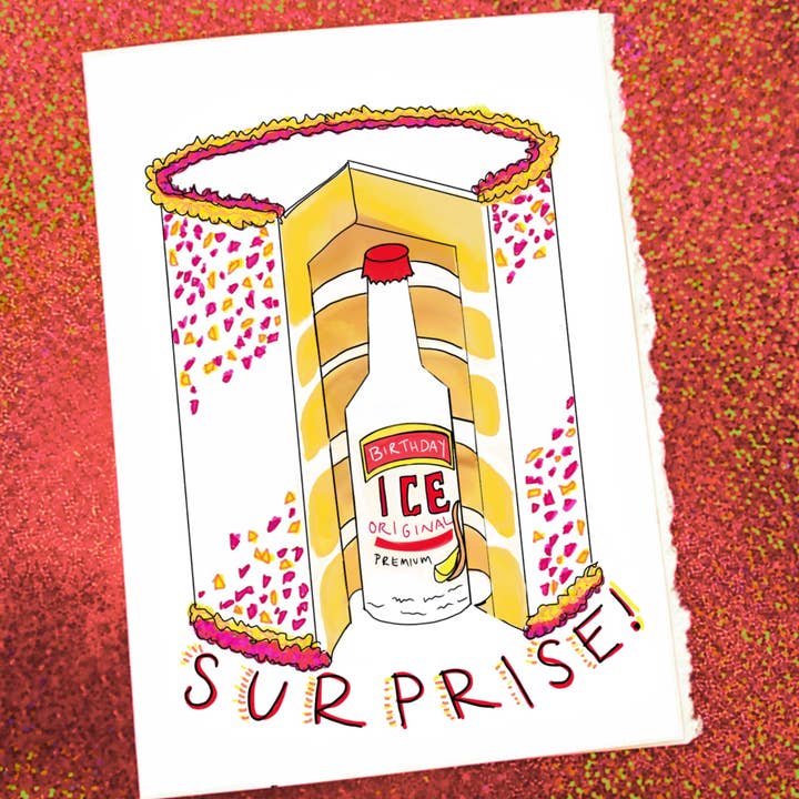 Surprise Bday Present | Birthday Card for wholesale by Maker / Scholar