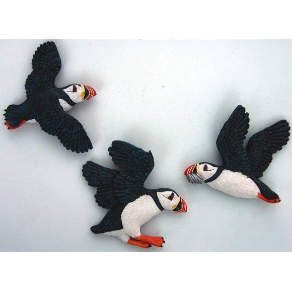 Nauticalia - Wholesale Magnet - Puffin Magnets, 8cm, 3 assorted0