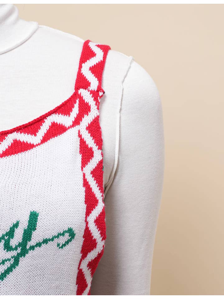 Sweetkama - Venta al por mayor Peto - Mujer - Mono navideño con hombros y tirantes para mujer SKJ4923
