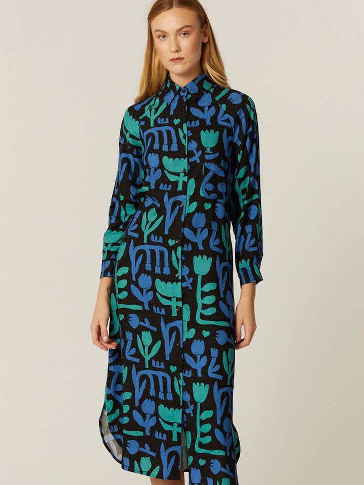 VESTIDO CAMISERO TULIP for wholesale by Pepaloves