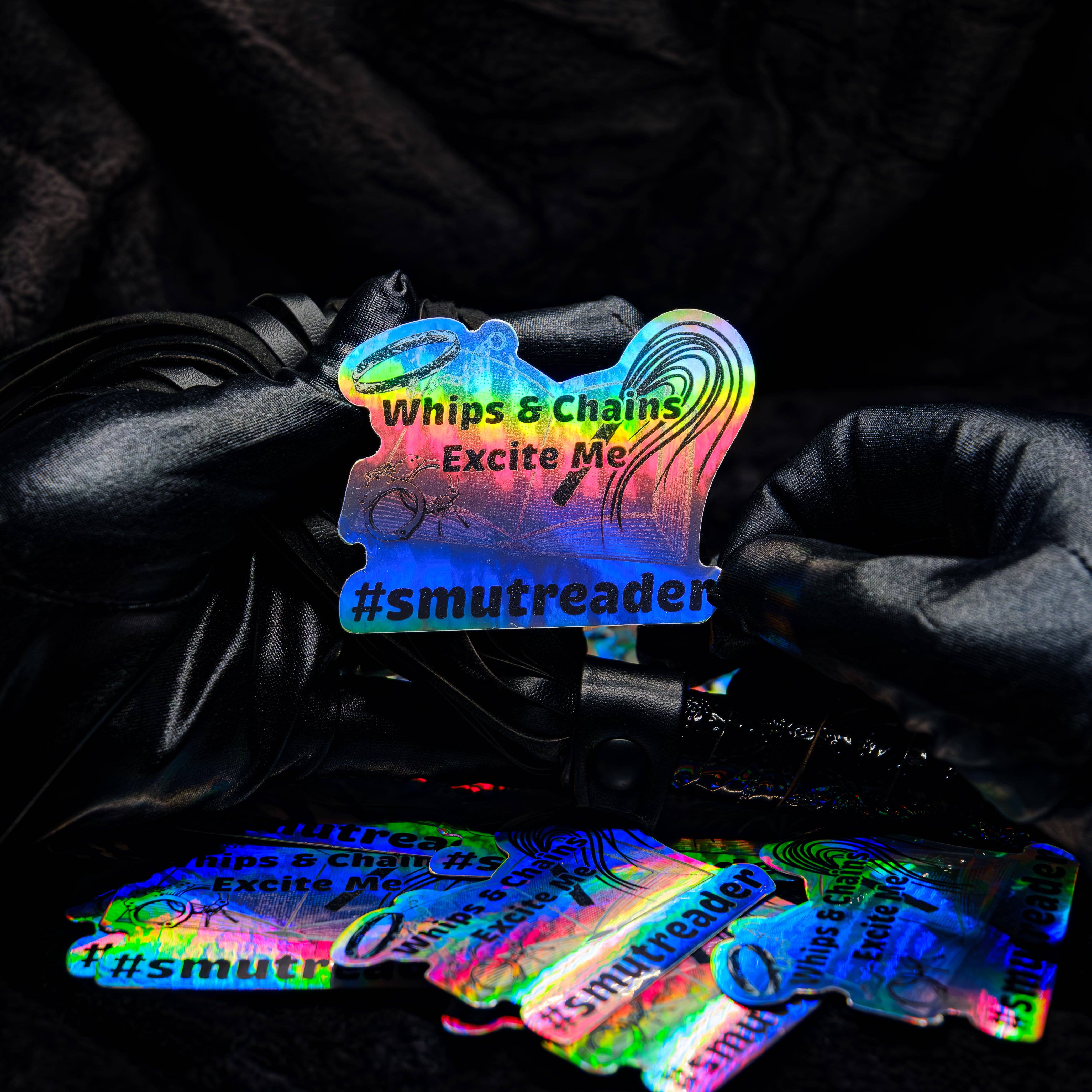 Smut & Stick - Vendita all'ingrosso Adesivo - Adesivo 3,5" Fruste & Catene Mi Eccitano4