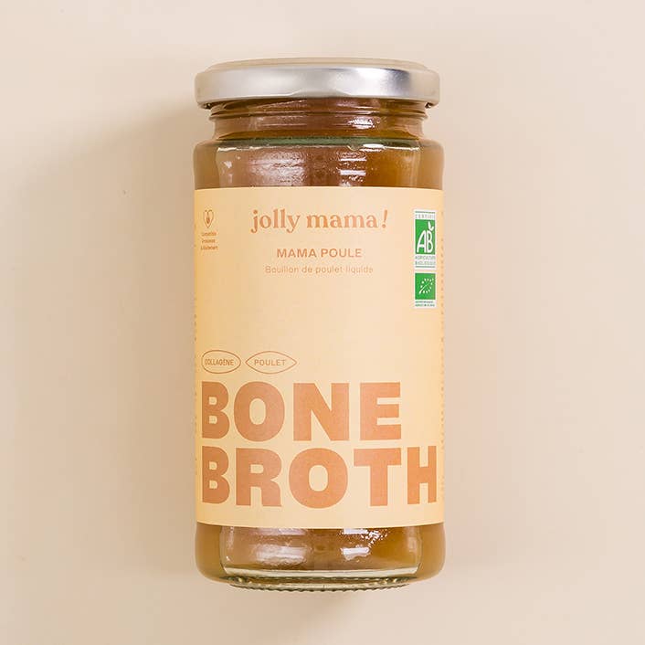 6 collagen-rich chicken broths for wholesale by JOLLY MAMA