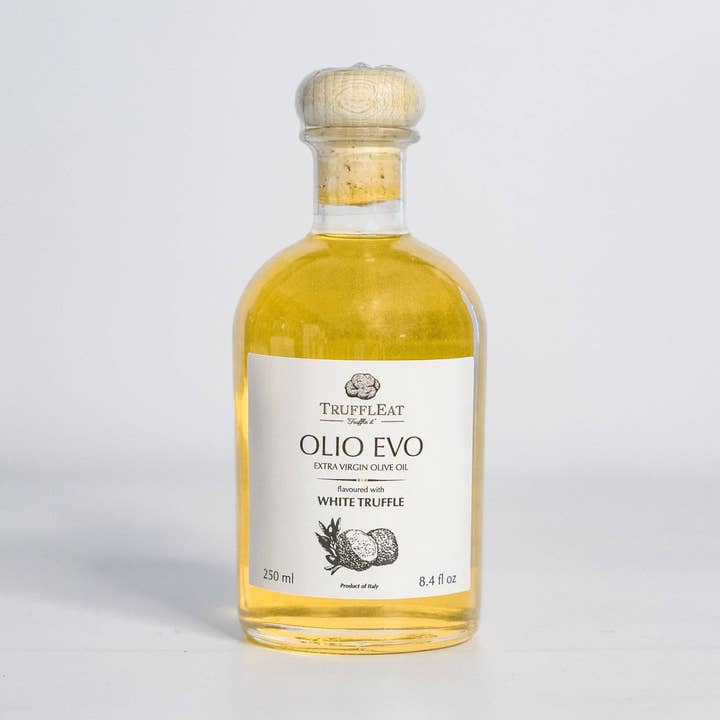 Extra virgin olive oil with white truffle Made in Italy for wholesale by Truffleat srl