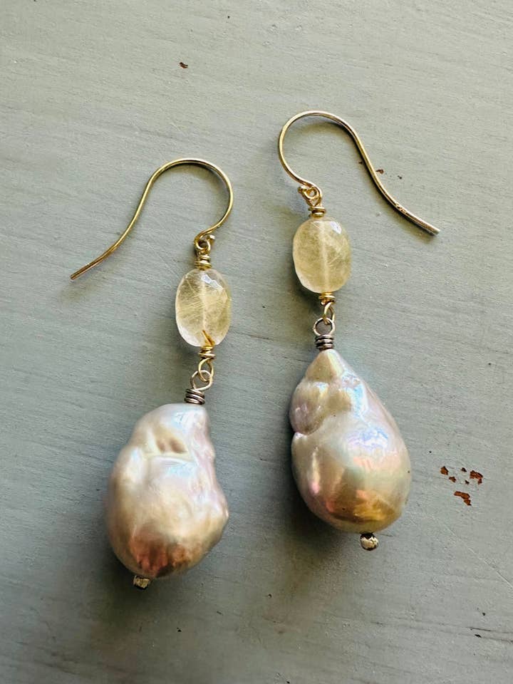 Store barokperler og øreringe i sterlingsølv for engroshandel hos Peaces of Indigo