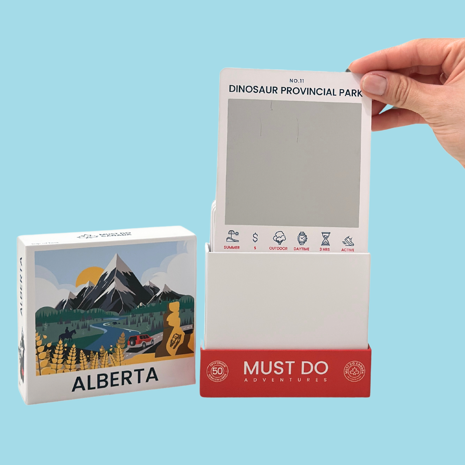 Must Do Canada - Wholesale Card Game - Alberta Must Do Adventure Scratch-Off Cards2