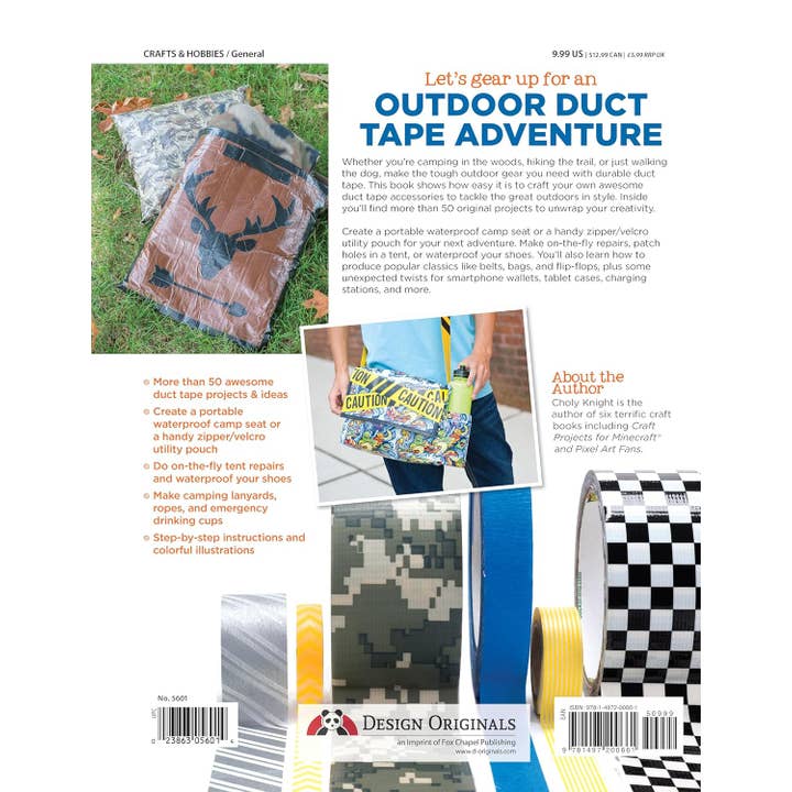 Fox Chapel Publishing - Wholesale Crafts, Hobbies & DIY - Awesome Duct Tape Projects, Adventure Edition1