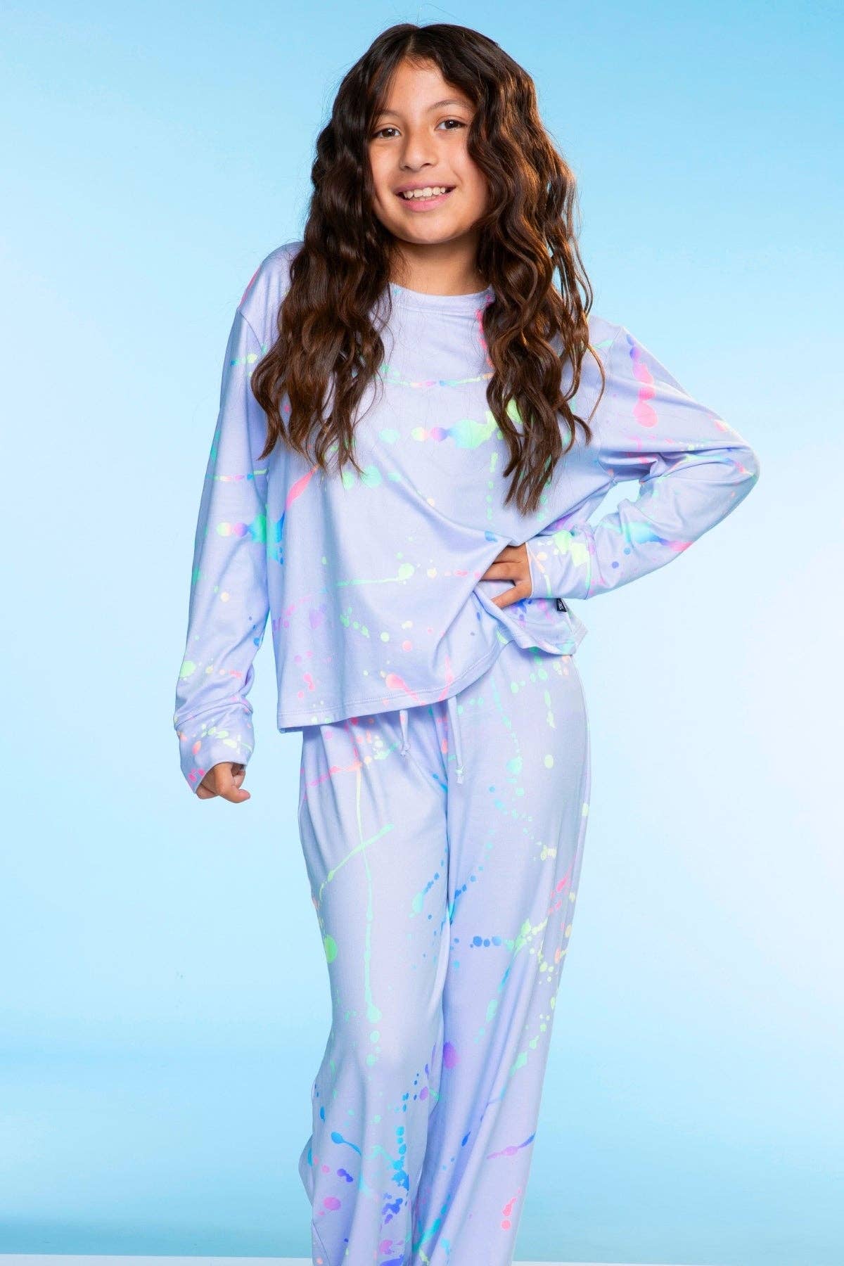 PixieLane - Vendita all'ingrosso Set loungewear - bambini - Pantaloni Easy Tee & Karate a manica lunga Simply Soft24