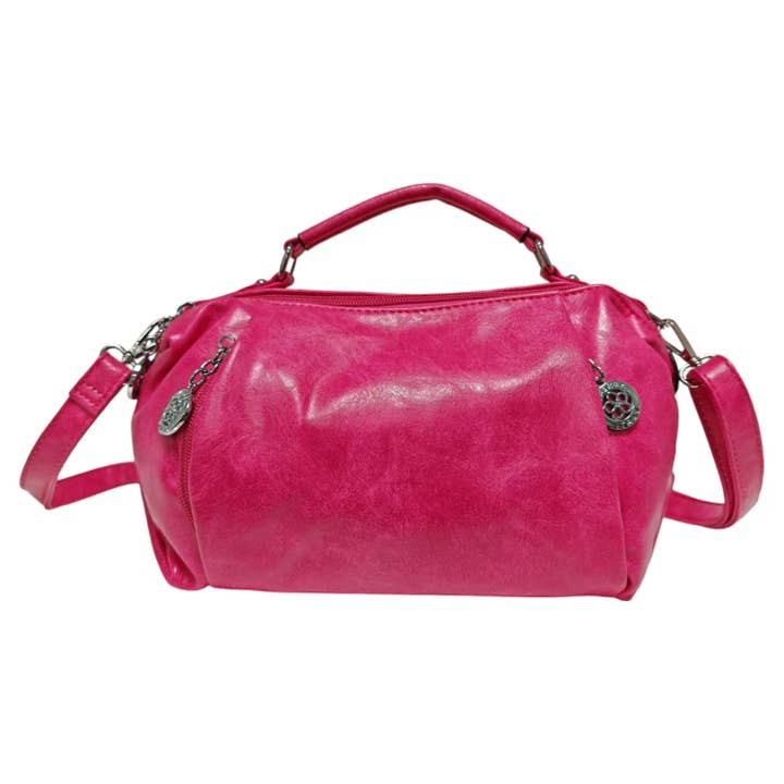 Superbia - Wholesale Crossbody Bag - Women's - Superbia Double Zipper Top Handle Bag Cross Body Bag-91347