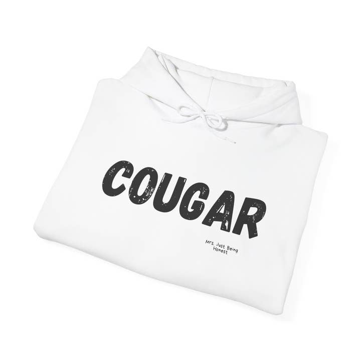 Sweat à Capuche Amusant Cougar — Pull Graphique Hot Mess Co. pour la vente par F.F.& CO. Luxury Magic Tallow