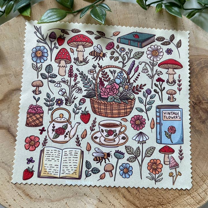 Cottage Core Cleaning Cloth for wholesale by Magic&Books