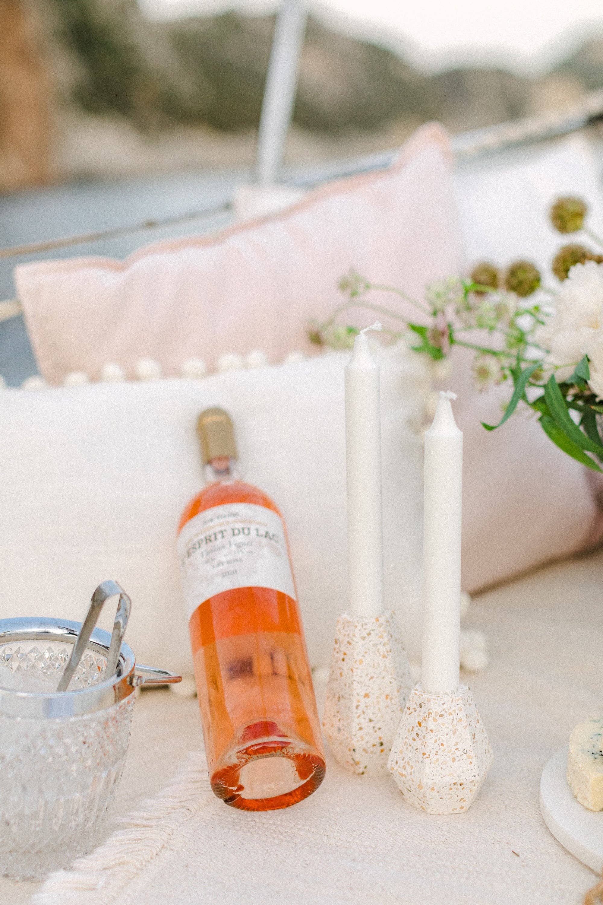 Nema Concept - Wholesale Candle Holder - Terrazzo Candlestick Holders | Sea Pebble Collection | Decor7