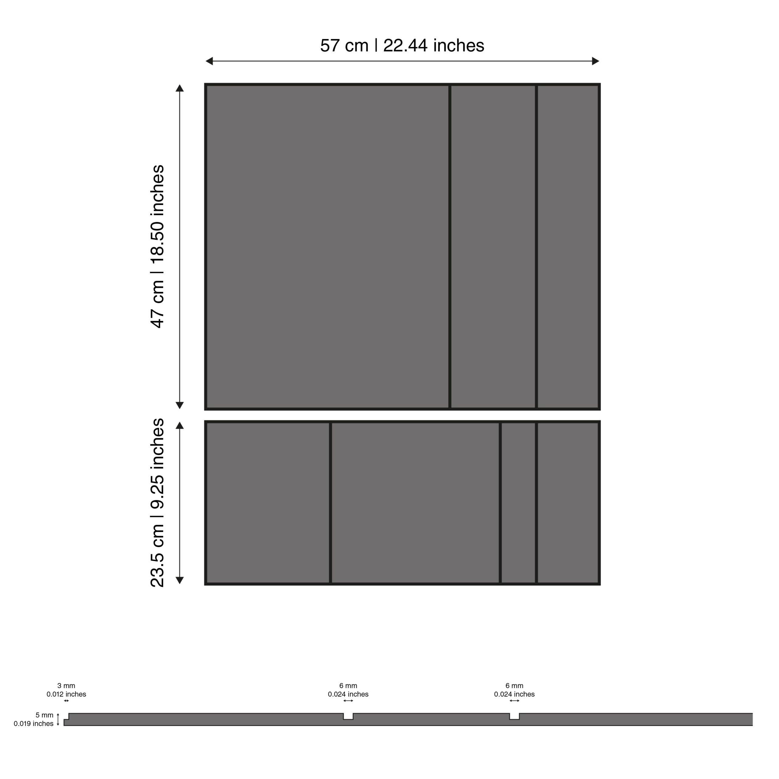 Guipp-Decor - Decoriy - Wholesale Decorative Panel - Dark Grey Modular Panels5