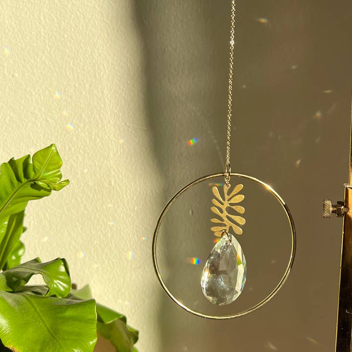 Ombra & Luce - Wholesale Suncatcher - Geo Leaf Suncatcher