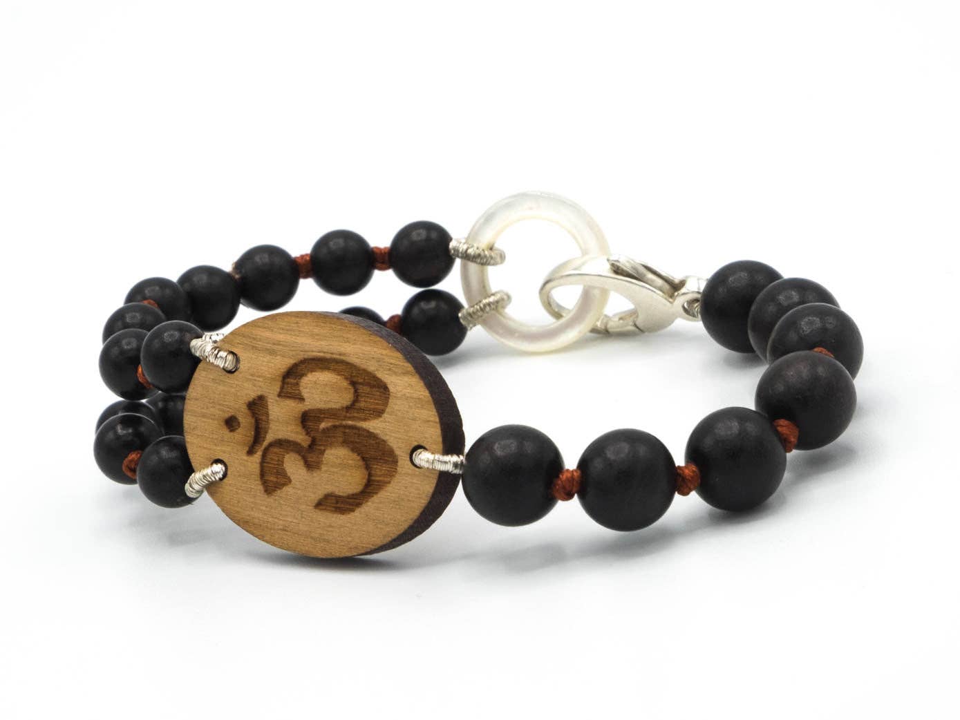 Jen Stock Mindful Designs - Wholesale Beaded Bracelet - Signature ©️Goddess Bracelet || Wood OM0