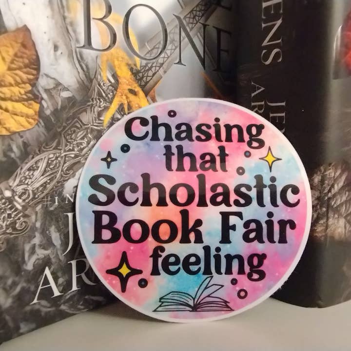 The Crafty Bookworm3 - Wholesale Sticker - Scholastic Book Fair Nostalgic Glossy Vinyl Sticker3