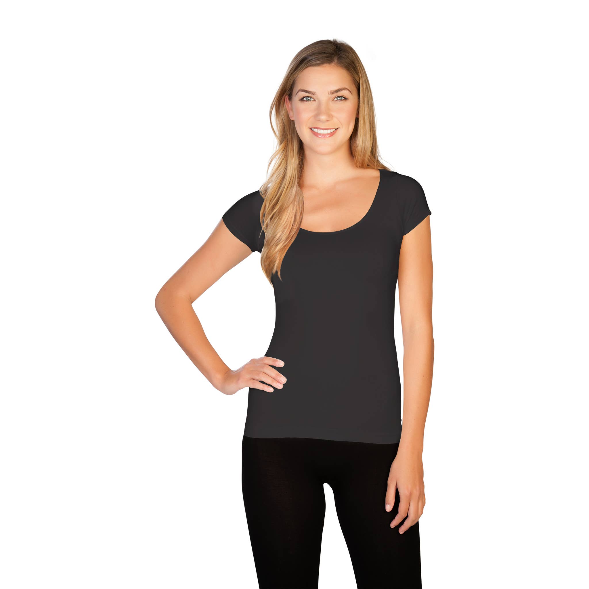 Skinnytees - Wholesale T-Shirt - Women's - Cap Sleeve Tee1