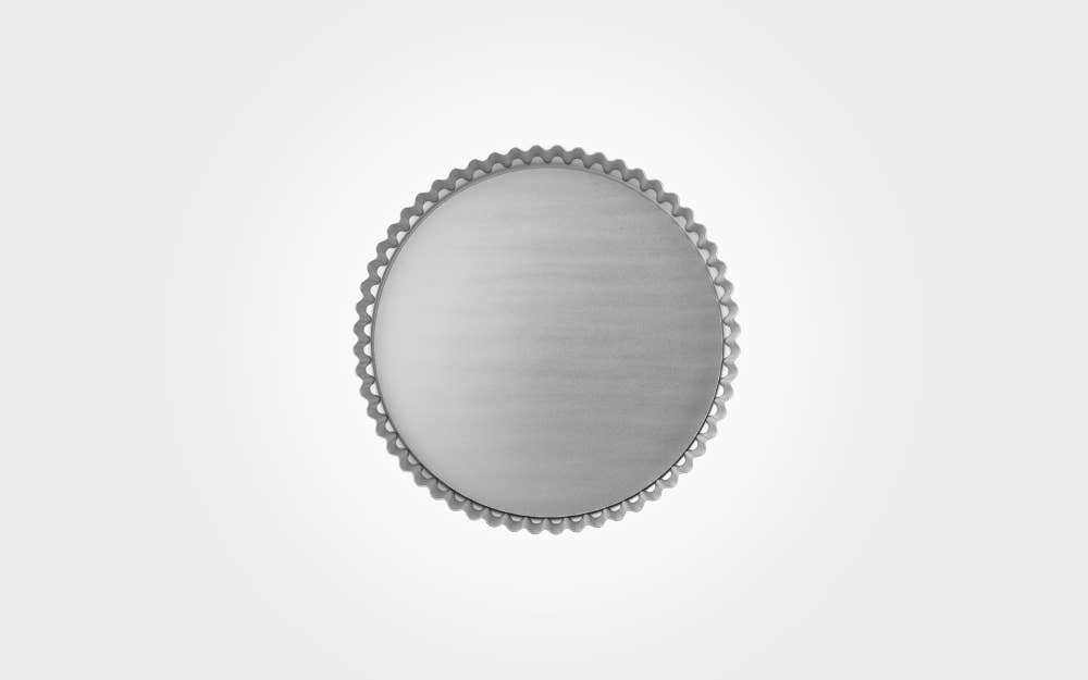 samuel groves - Wholesale Cake Pan - Mermaid Silver Anodised 9" Fluted Flan6