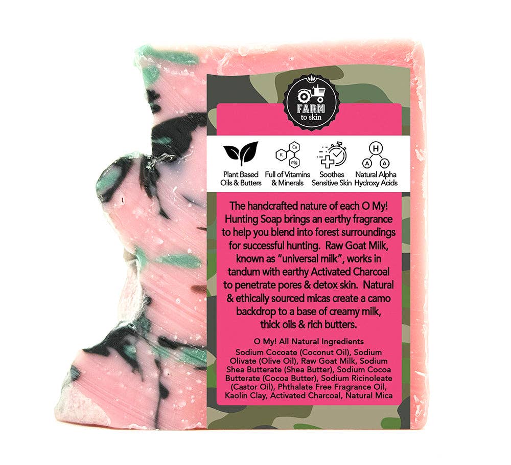 O My! Bath and Body - Wholesale Bar Soap - O My! Goat Milk Artisan Hunting Soaps | Made with Raw Goat Milk | Free of Parabens & More | Handcrafted USA5