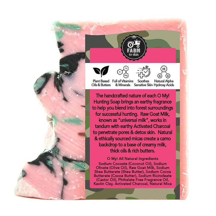 O My! Bath and Body - Wholesale Bar Soap - O My! Goat Milk Artisan Hunting Soaps | Made with Raw Goat Milk | Free of Parabens & More | Handcrafted USA5