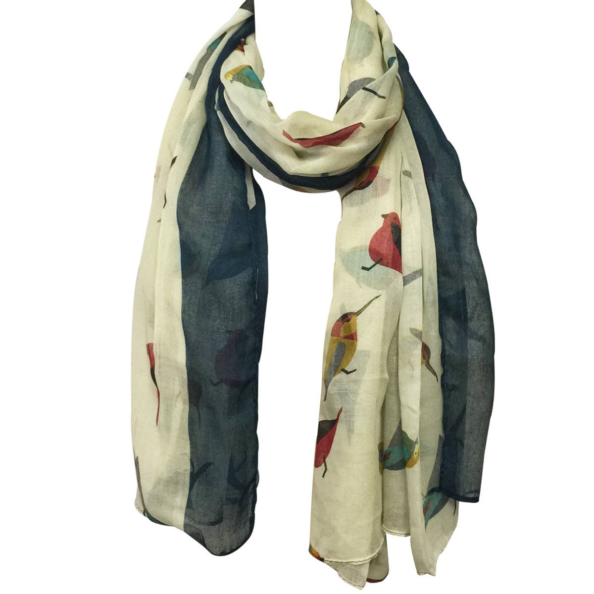 Wrapables.com - Wholesale Scarf - Women's - Wrapables Soft Viscose Bird Print Multi-Style Scarf27