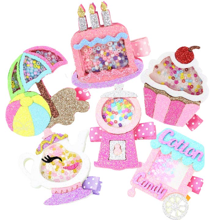 Beyond Creations, LLC - Wholesale Hair Clip - Kids - Shaker Handcrafted Hair Clip