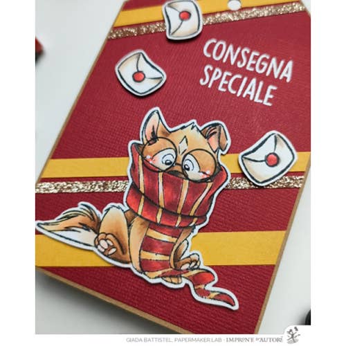 Impronte D'Autore - Vente Tampon encreur/décoratif - Tampons en polymère transparent Furry Wishes1