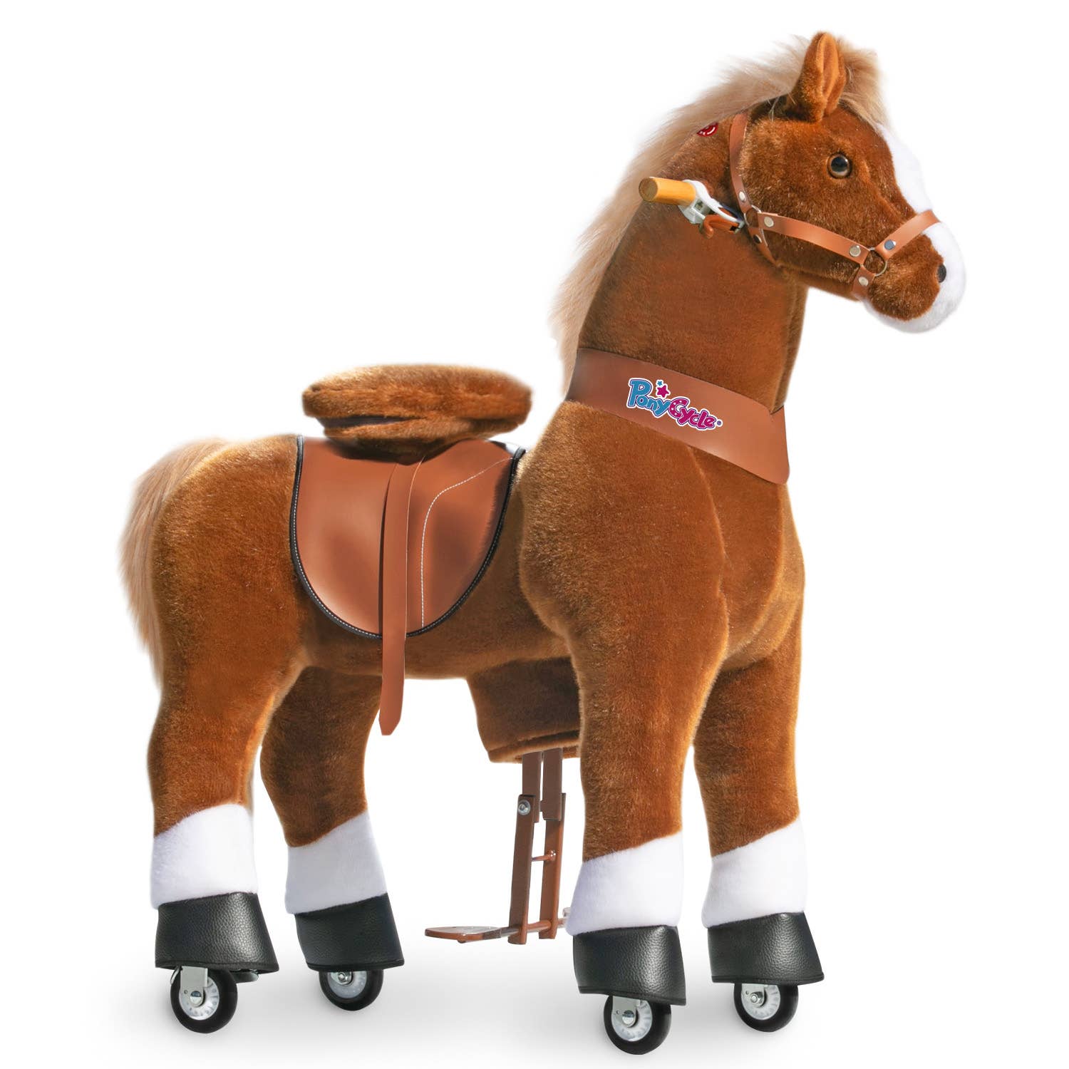 PonyCycle GmbH - Wholesale Rocking Horse - Kids - PonyCycle Ride-On Toy Brown Horse Plush Animal Kids Gift1