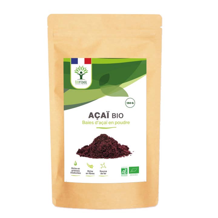 Bioptimal - Wholesale Protein/Superfood Powder - Organic Acai powder - Packaged in France - Vegan