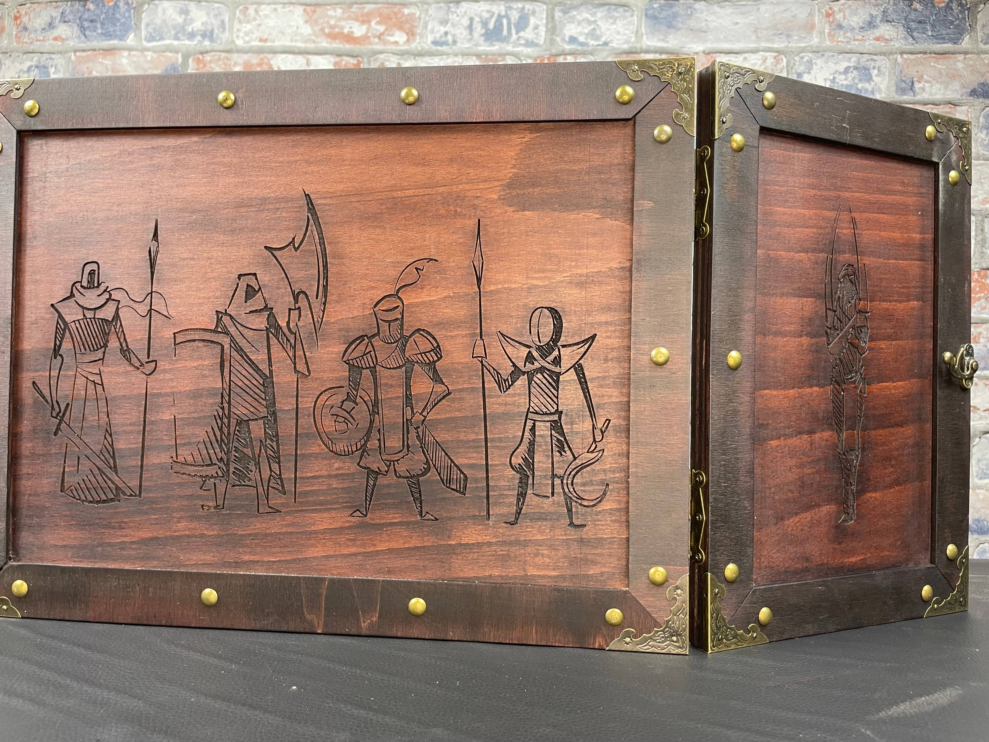 Fandomonium - Wholesale Board Game - "The Party" Dungeons and Dragons Wooden DM Screen (Copy)6