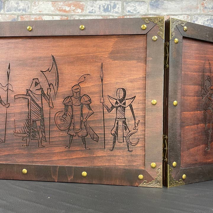 Fandomonium - Wholesale Board Game - "The Party" Dungeons and Dragons Wooden DM Screen (Copy)6