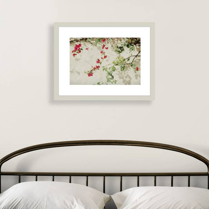 Brooke T Ryan Photographic Art - Wholesale Art Print - Bougainvillea Flower Art: Pink and Green Floral Art Prints 1
