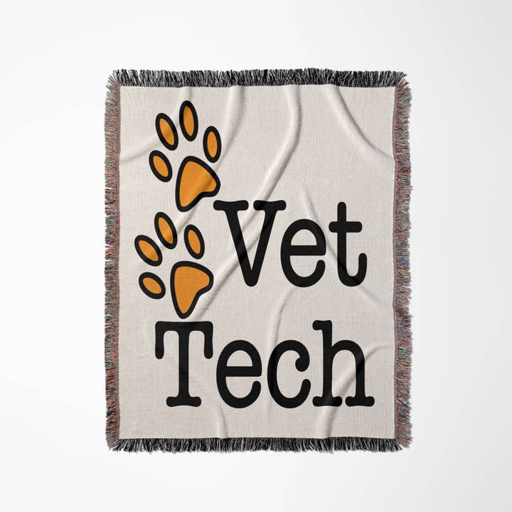 3dRose - Wholesale Throw Blanket - 3dRose, Vet Tech, Orange, Blanket