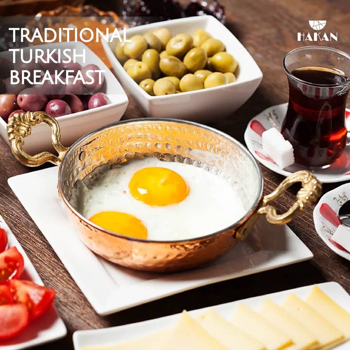 Hakan - Wholesale Pan - Hakan Copper Egg Pan for Cooking, Handmade Small Frying Pan8