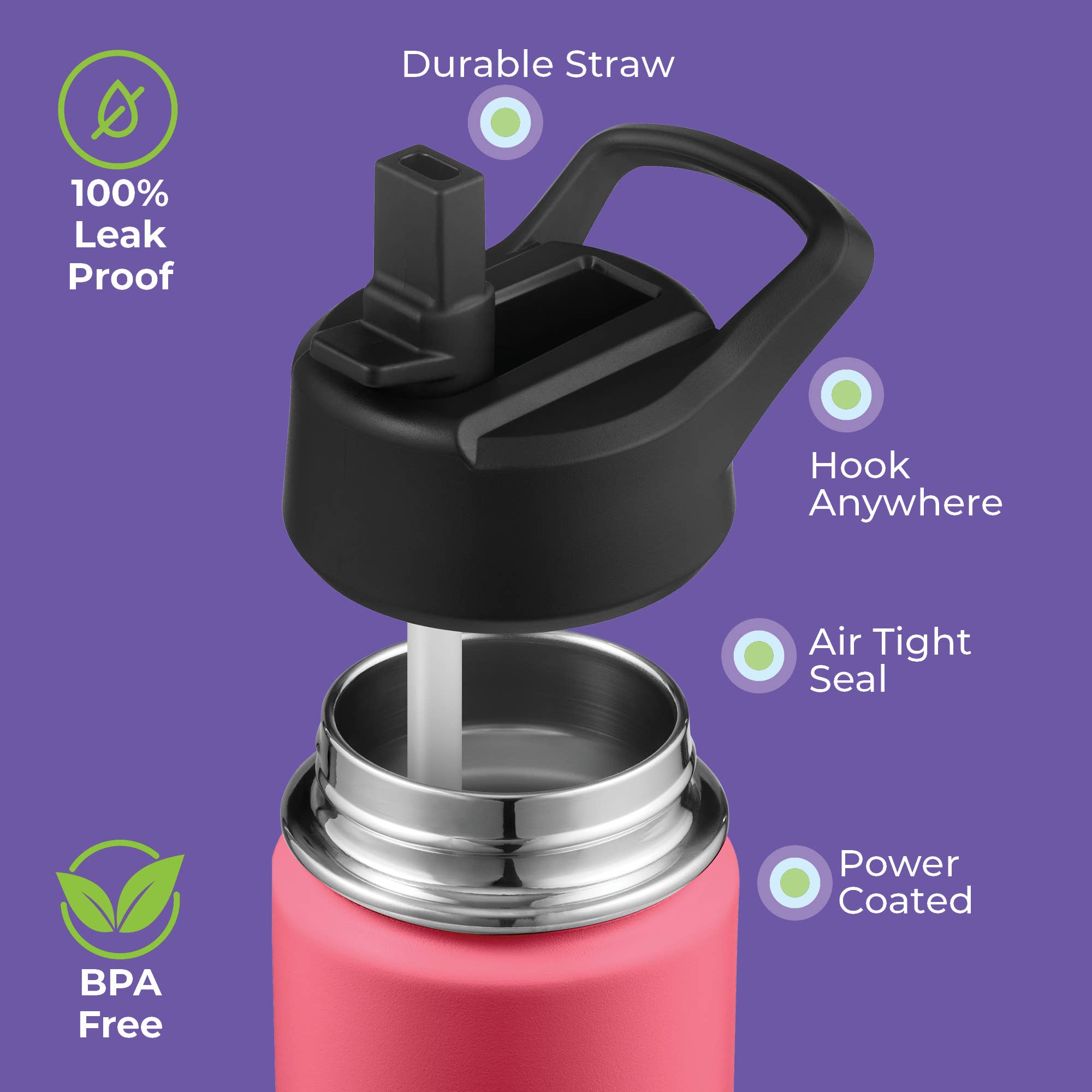 SipX - Wholesale Water Bottle - Insulated Kids Water Bottle 12 oz.4