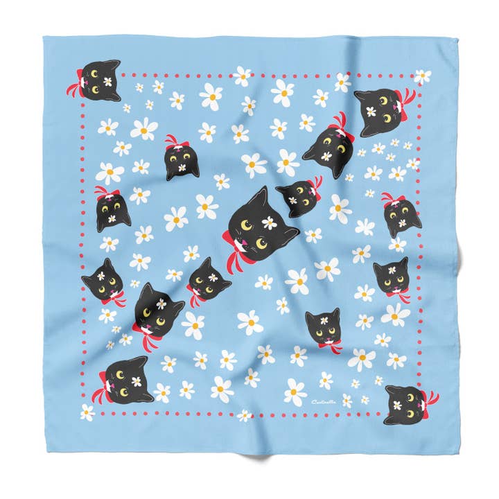 Bandana de Seda y Algodón para Gato Naoko para venta al por mayor de Centinelle