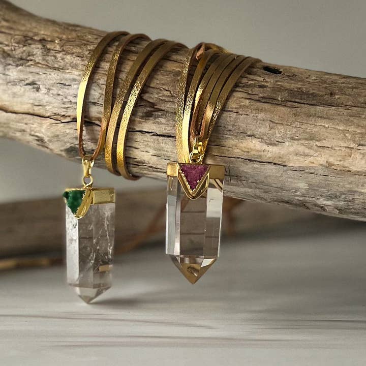 Athena Quartz Necklace for wholesale by Presh