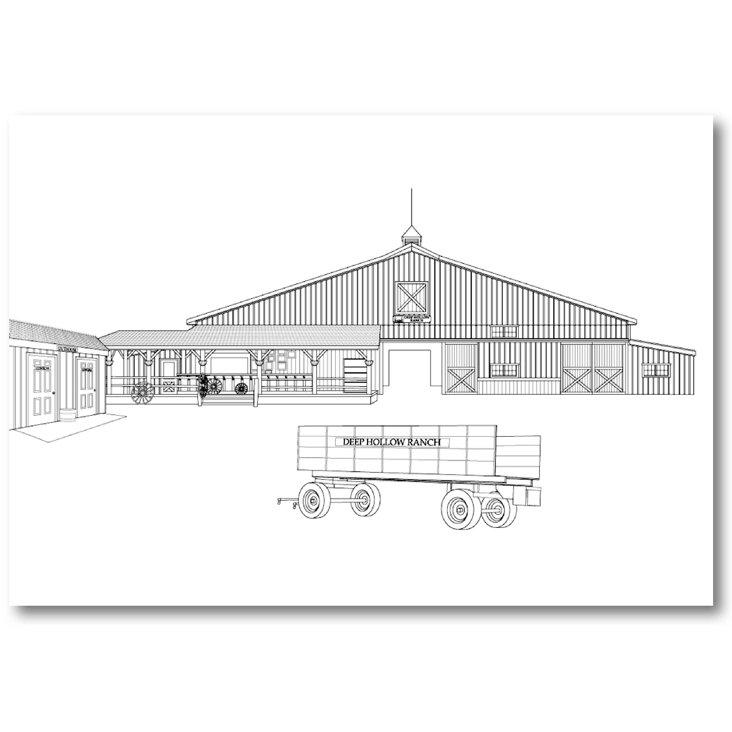 Color Our Town - Vente Livre de coloriage – adulte - Guide de coloriage Color Montauk3