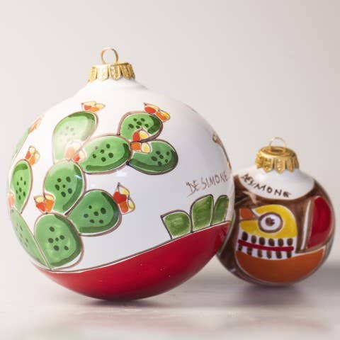 Ceramiche De Simone - Wholesale Ornament - Stromboli Christmas Ball3