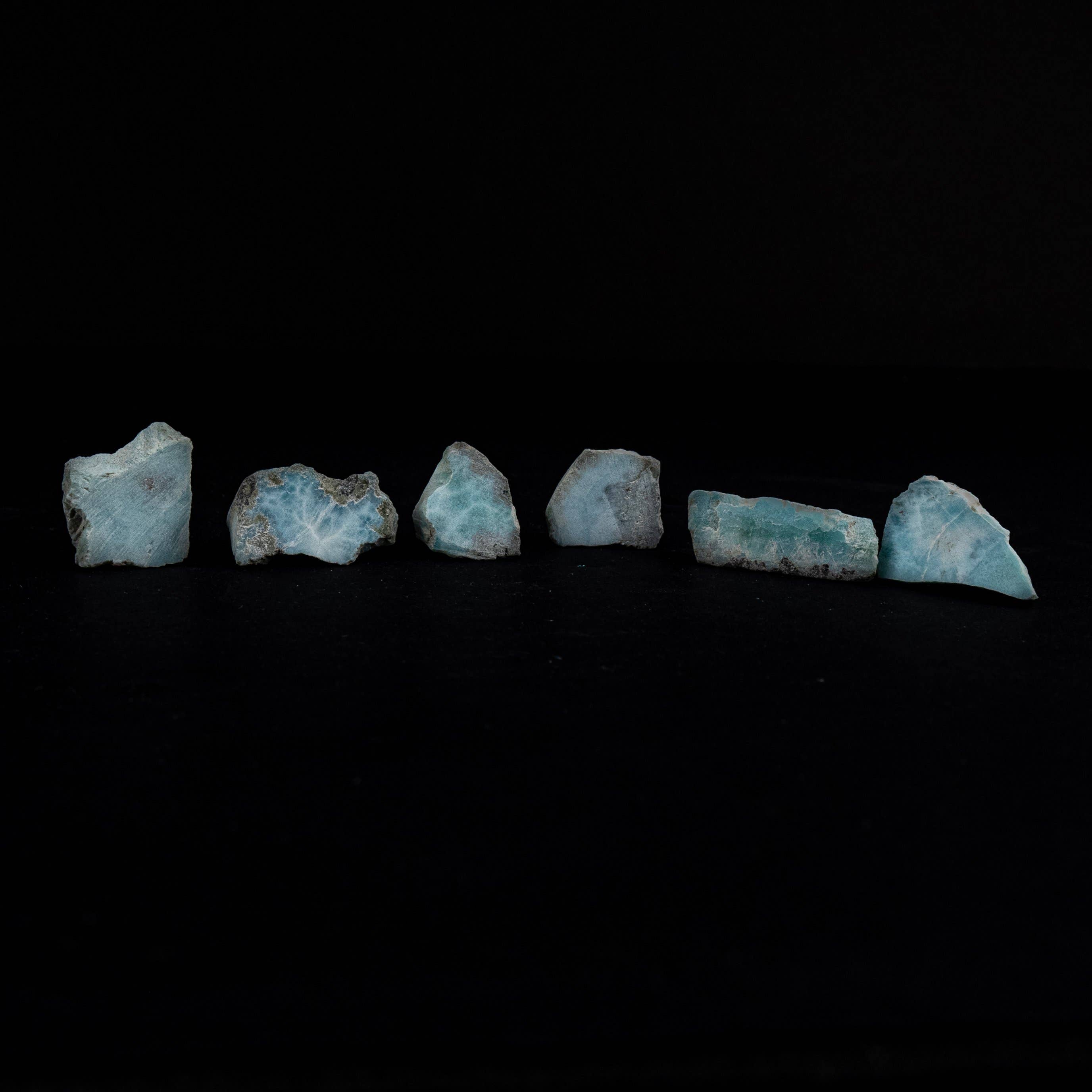 Pelham Grayson Rose - Wholesale Spiritual Stone/Crystal - Larimar | Natural Slabs | 20-40 mm1
