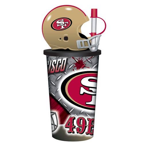 Mojo Licensing - Wholesale Insulated Mug/Tumbler - NFL San Francisco 49ers 32oz Helmet Cup