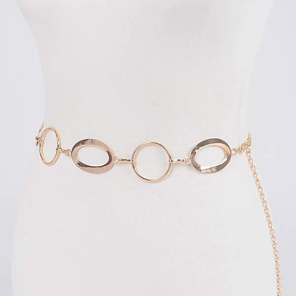 3AM BY H&D ACCESSORIES - Wholesale Belt - Women's - Multi Round Metal Chain Belt