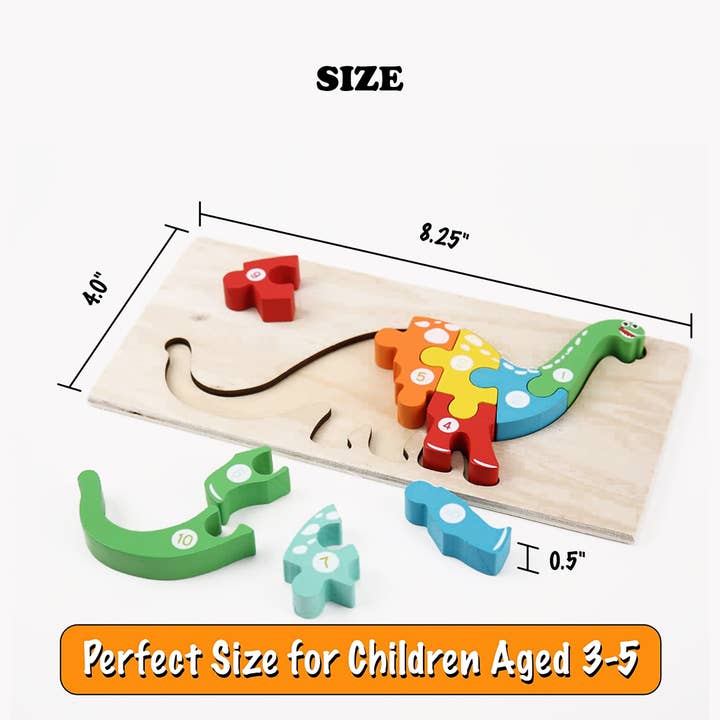 JSBlueRidge Toys - Wholesale Puzzle - Kids - Animal Wooden Puzzles Brain Game Back To School Kids Toy