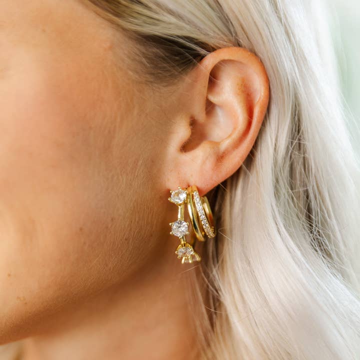 Taylor Shaye Designs - Venta al por mayor Pendientes de aro - Juliana Hoops0