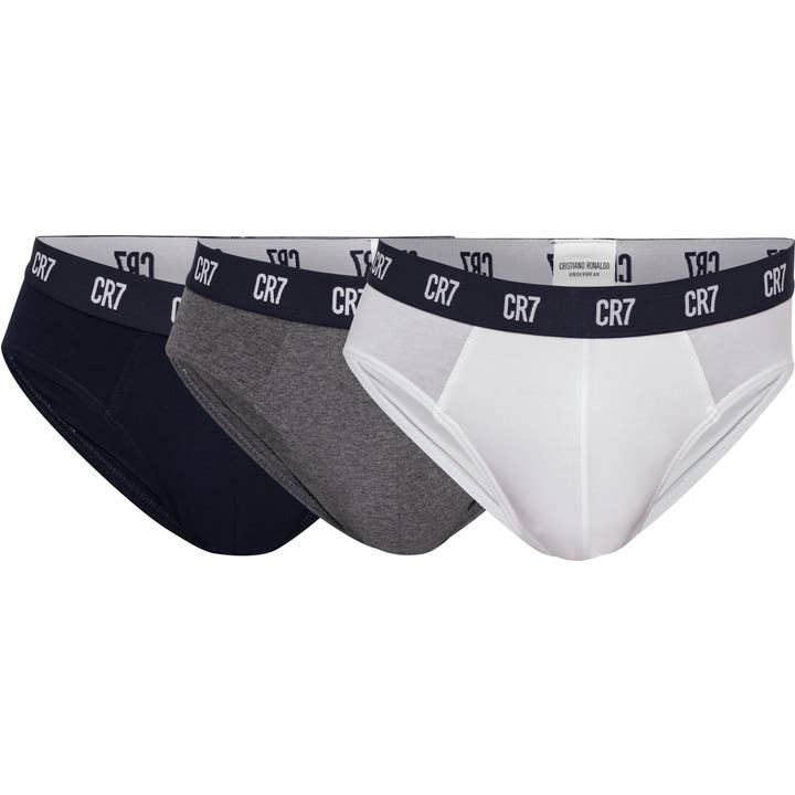 Men's 3-Pack Basic Briefs Cotton Blend for wholesale by CR7