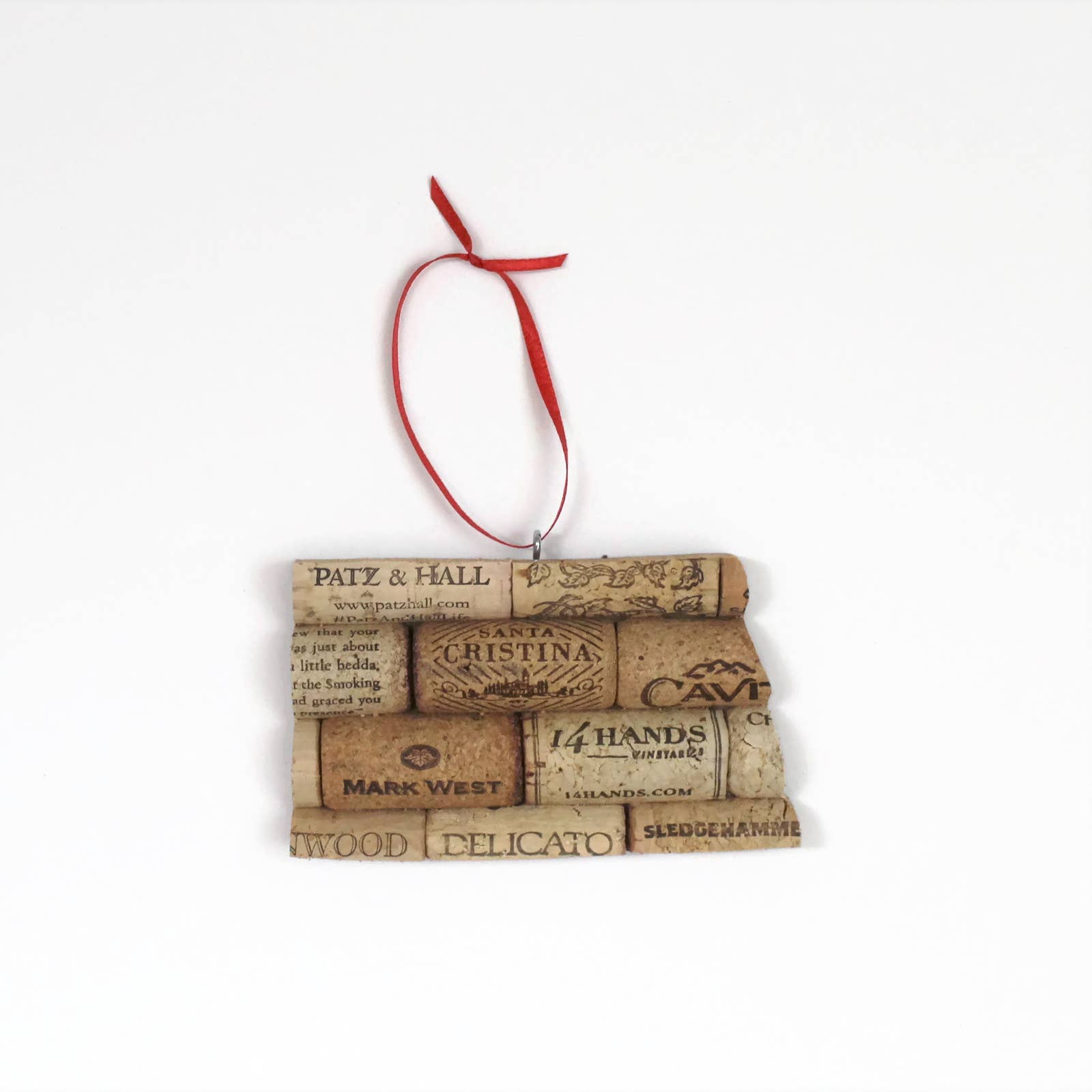 Desert Coastal Studios - Wholesale Ornament - Pick Your State Wine Cork Ornament - Gift for Wine Lover45