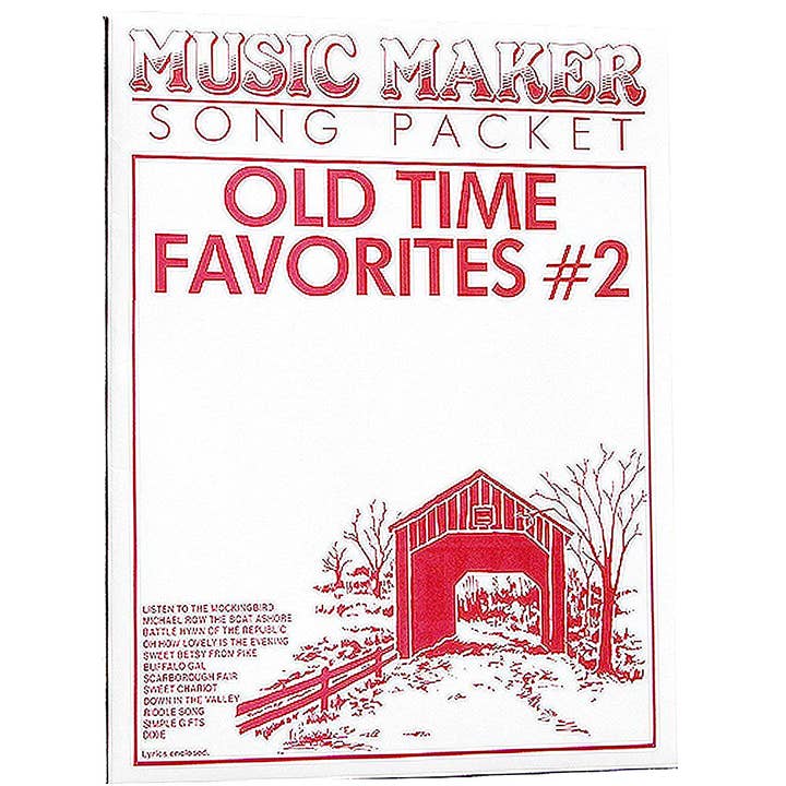 Old Time Favorites #2 music for the Music Maker for wholesale by European Expressions