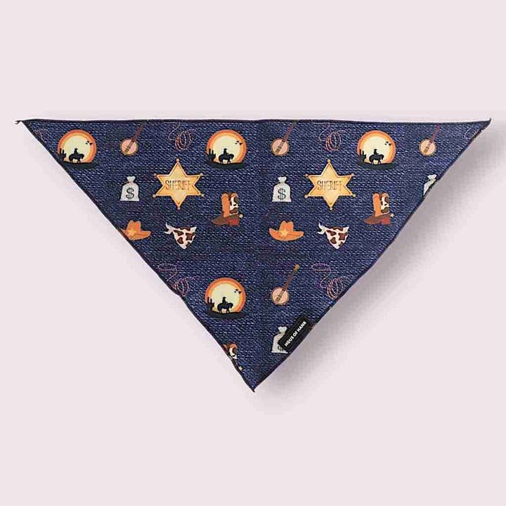 Sheriff's Sidekick Bandana for wholesale by Haus of Hank