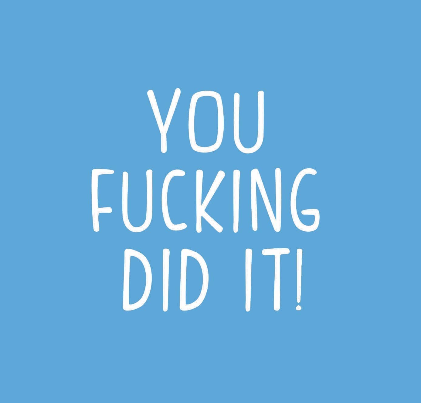 Very Pun Stuff - Wholesale Balloon - You Fuc*ing Did It! Balloon | Gag Graduation Gift | Funny Balloons | Funny Graduation Gift | Grad Gift Ideas | 2022 Graduation | 2022 Grad11