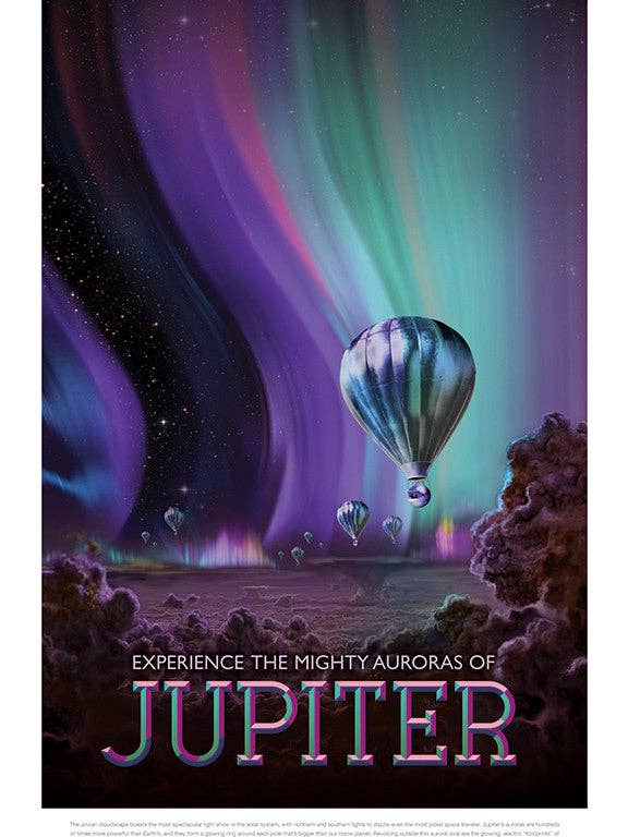 Experience the Mighty Auroras of Jupiter for wholesale by Print Collection